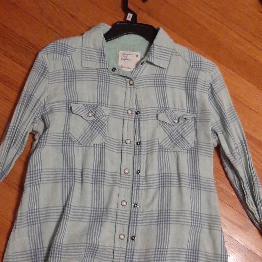 Blue flannel